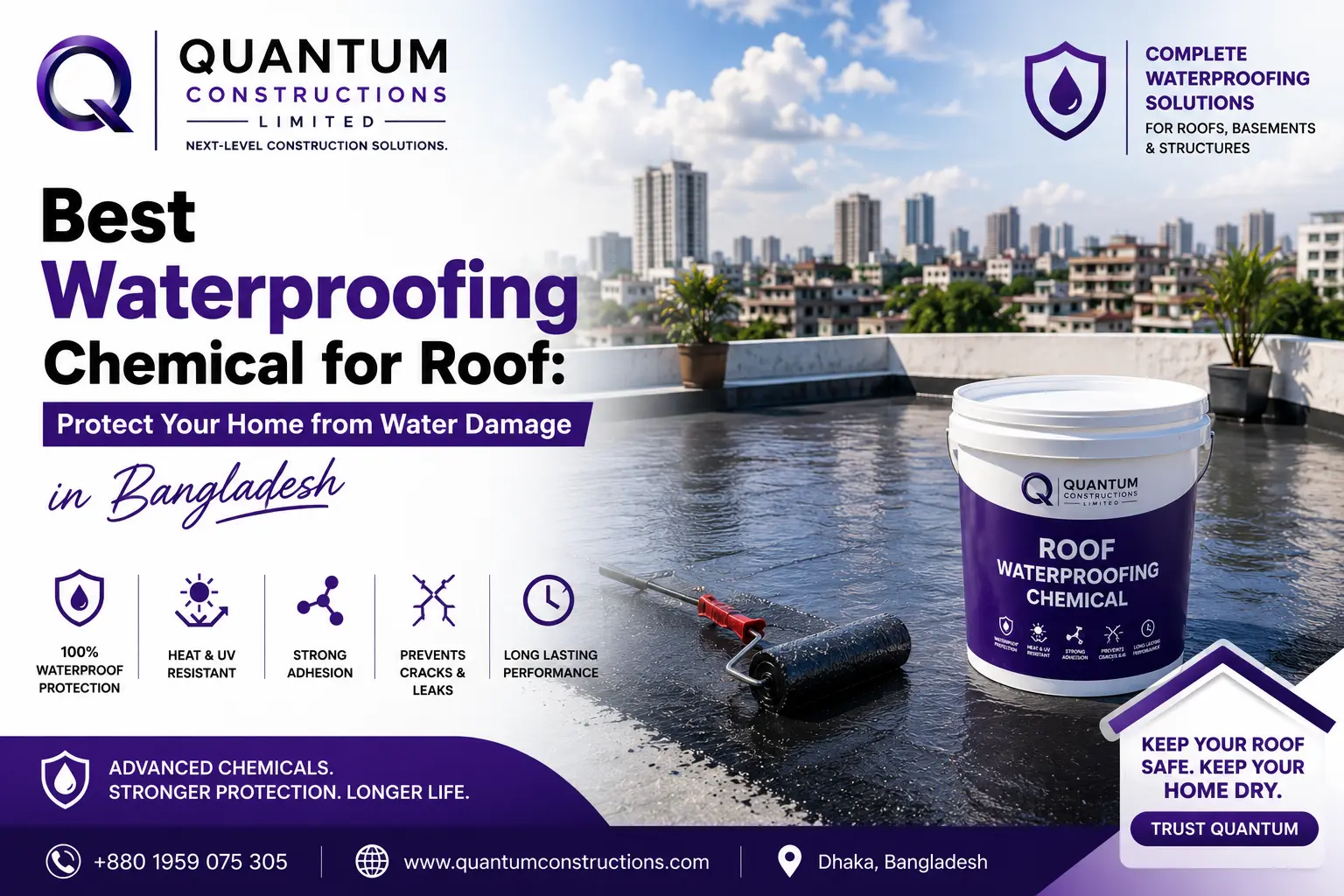 Best Waterproofing Chemical for Roof